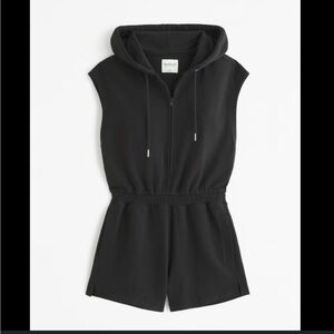 Abercrombie Hooded Fleece Romper